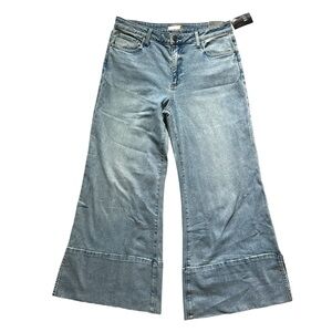 Kut From The Kloth Mid‎ Rise Goldie Super Flare Jeans NWT Size 12